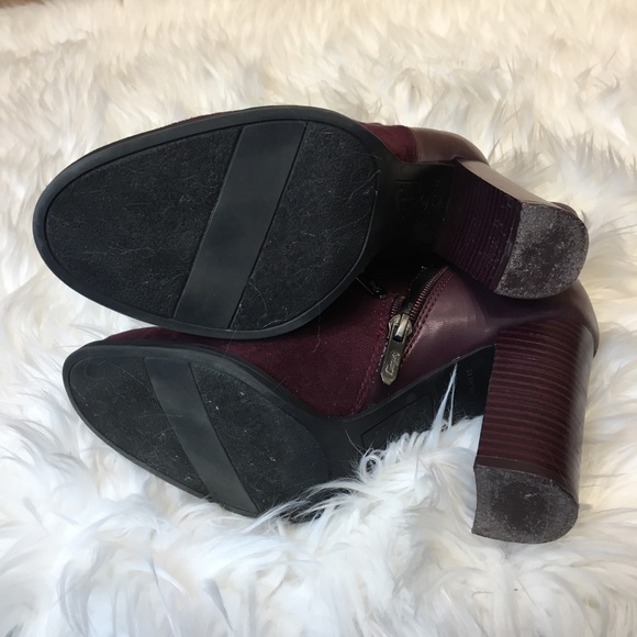 🦖 Sam Edelman burgundy booties - Picture 5 of 8